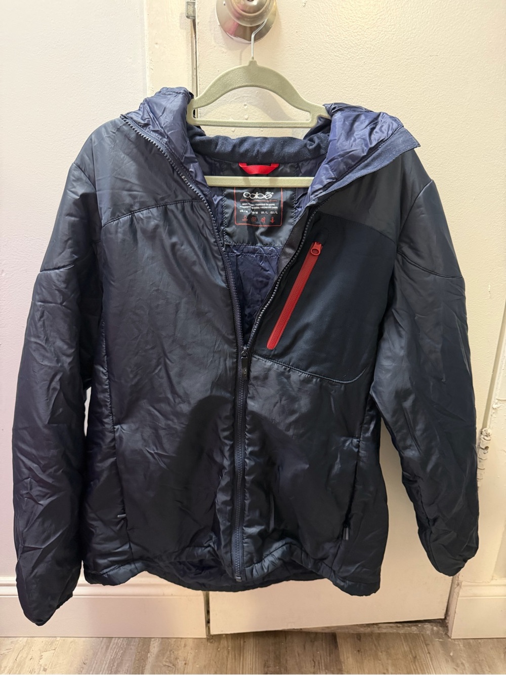 Chick-fil-A OOBE Navy Blue Windbreaker Full Zip Jacket Men’s Unisex M